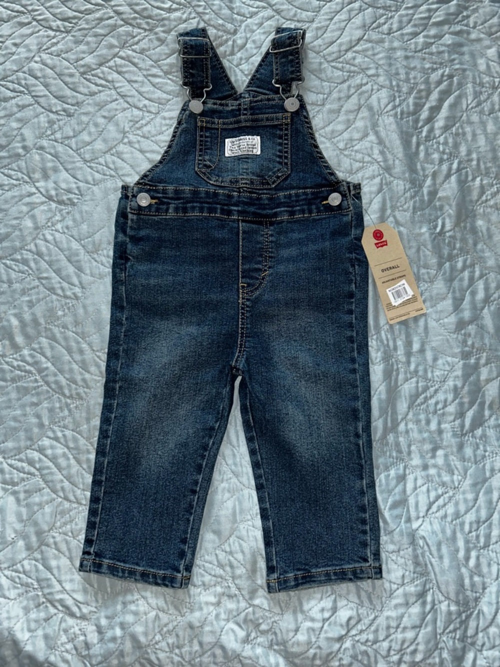 Children's Levi’s Dark Denim Overalls